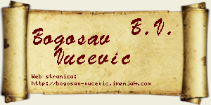 Bogosav Vučević vizit kartica